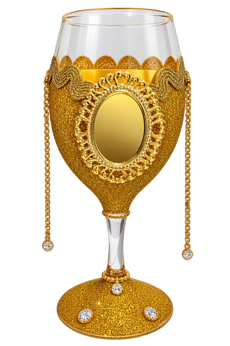 Taça Espelho Dourado